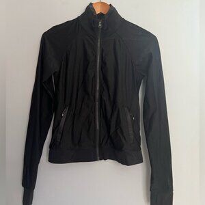 Lululemon Moto Style Mesh Jacket Black Size 4